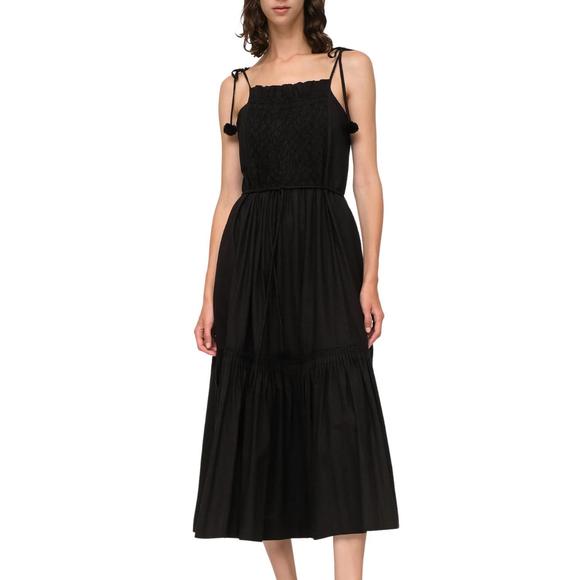 SEA Dresses & Skirts - NEW SEA willa smocked dress in black